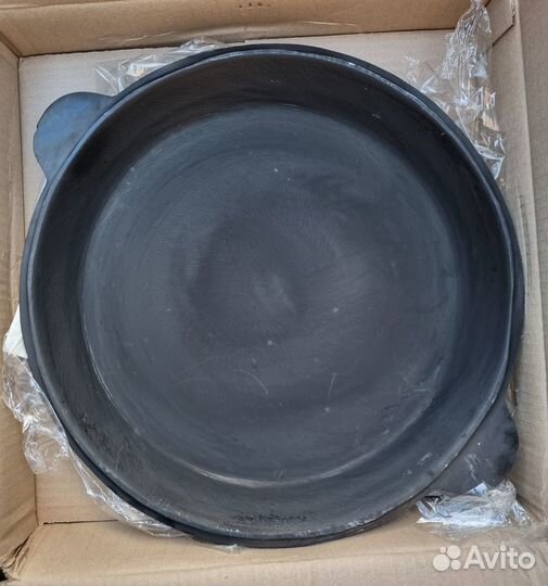 Крышка-сковорода чугунная 16 литров Узбекистан