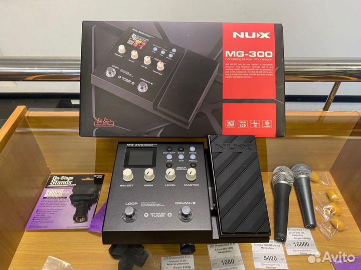 NUX MG-300 процессор эффектов для электрогитары
