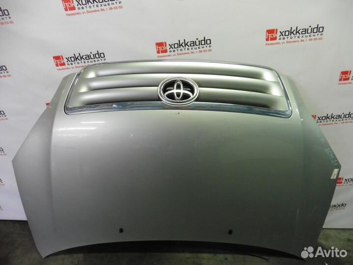 Капот, Toyota Ipsum, ACM20, серебристый, OEM №: