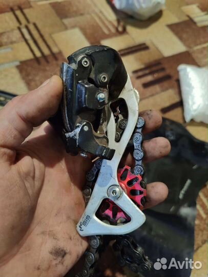 Переключатель shimano acera с цепью