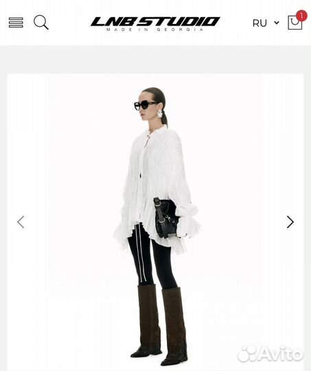 Рубашка блуза белая