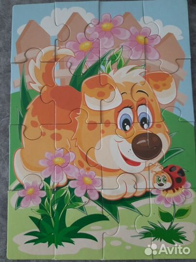 Пазлы для малышей пакетом