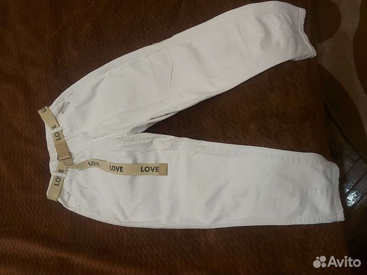 Летние брюки для девочки 140-152