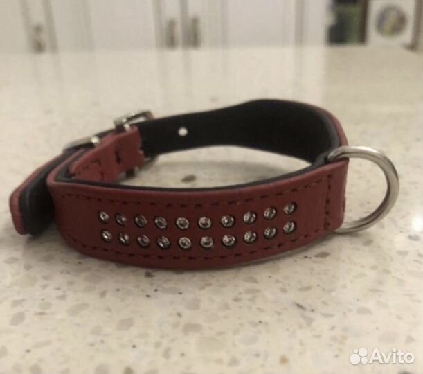 Ошейник hunter для собак мелких пород натур кожа