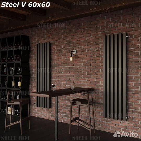 Вертикальный радиатор Steel-Hot \ Завод