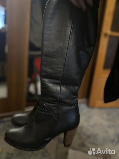 Сапоги натуральная кожа