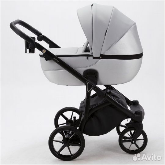 Коляска 2 в 1 Adamex Mateo ECO sd-5 Серая #376519