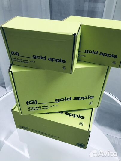 Коробка упаковка золотое яблоко gold apple