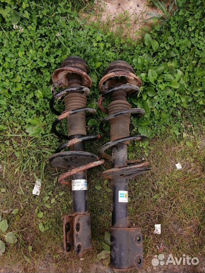 Амортизаторы передние в сборе рено логан