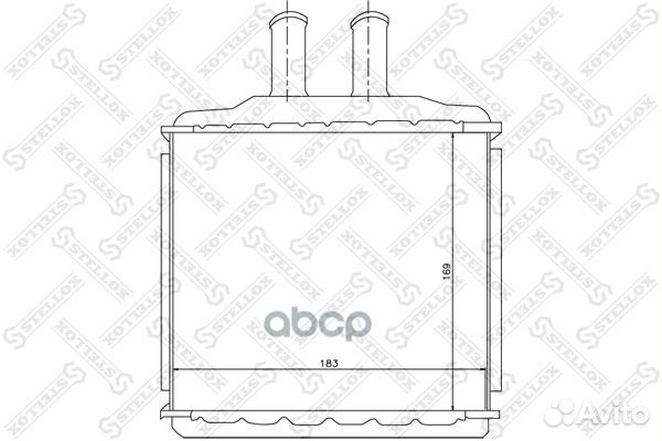 10-35105-SX радиатор печки Chevrolet Lacetti/N