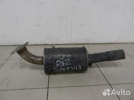 Задняя банка глушителя