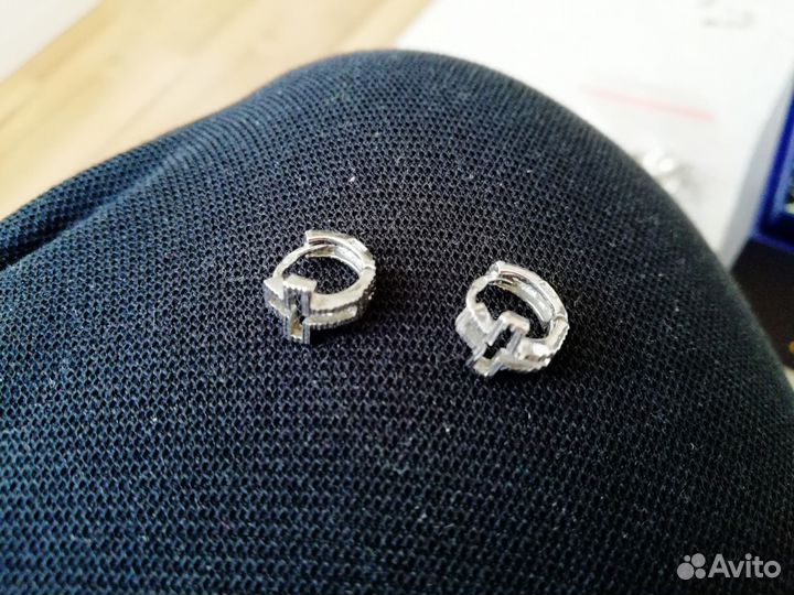 Серьги из серебра 925 пробы