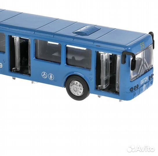 Металлическая инерционная модель «Электробус»