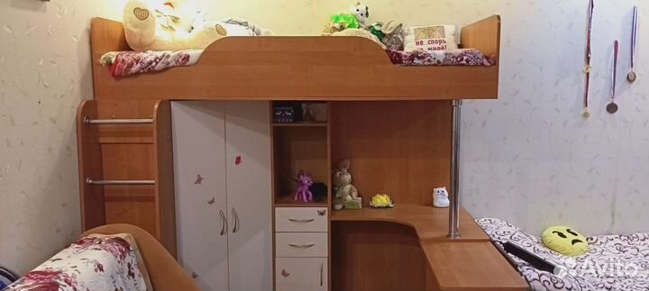 Продам кровать-чердак с матрасом Аскона