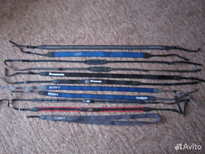 Плечевые и кистевые ремни для Sony, Раnаsoniс, JVC