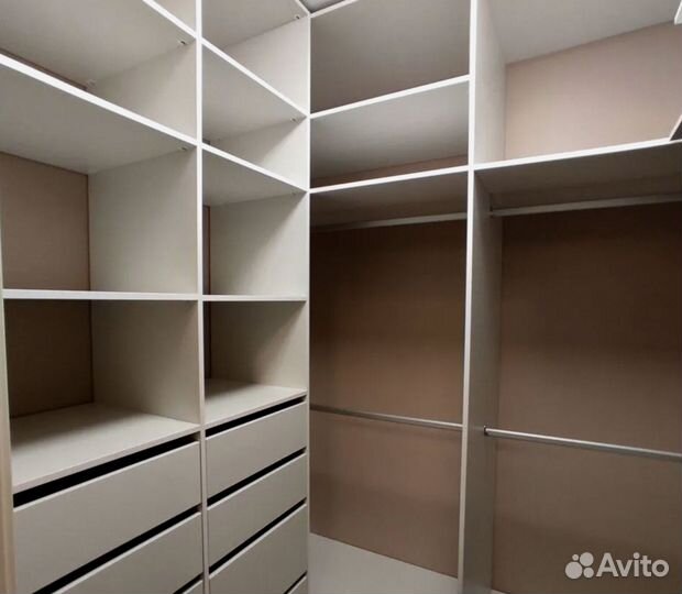 Гардеробная на заказ эксклюзивная