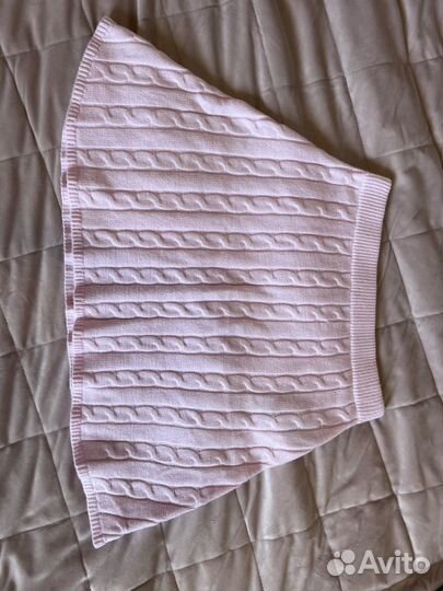 Вязанный костюм женский розовый