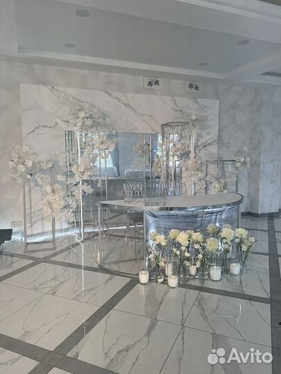 Оформление зала для свадьбы