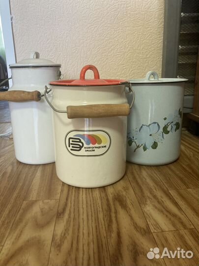 Бидон эмалированный СССР