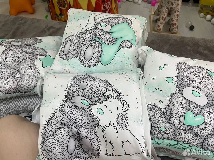 Бортики в кроватку