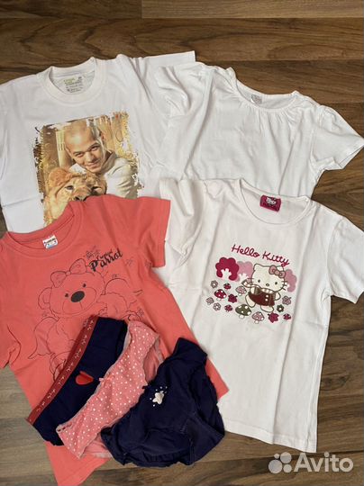 Вещи пакетом на девочку 128-140