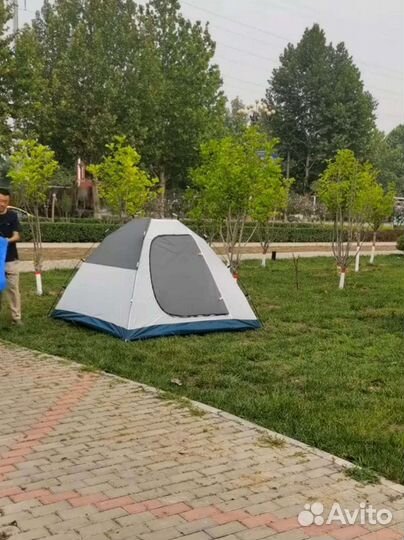 Палатка 3-х местная с прихожей (405х215хh170)