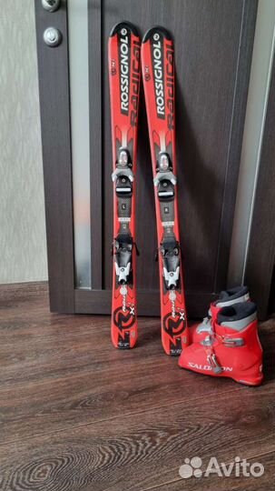 Горные лыжи детские и ботинки