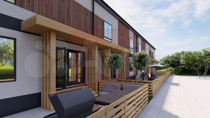 Таунхаус 145,6 м² на участке 2,5 сот.