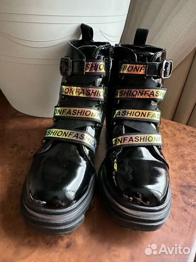 Ботинки демисезонные для девочки 27 размер новые