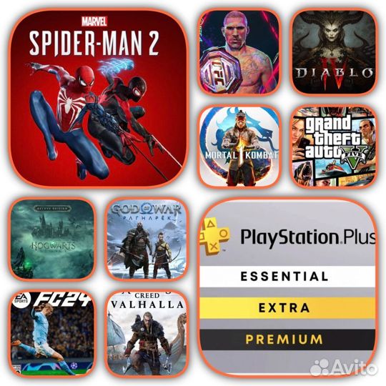 Игры PS4/PS5 PS +, EA Play