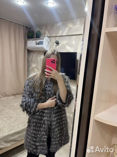 Шуба из чернобурки