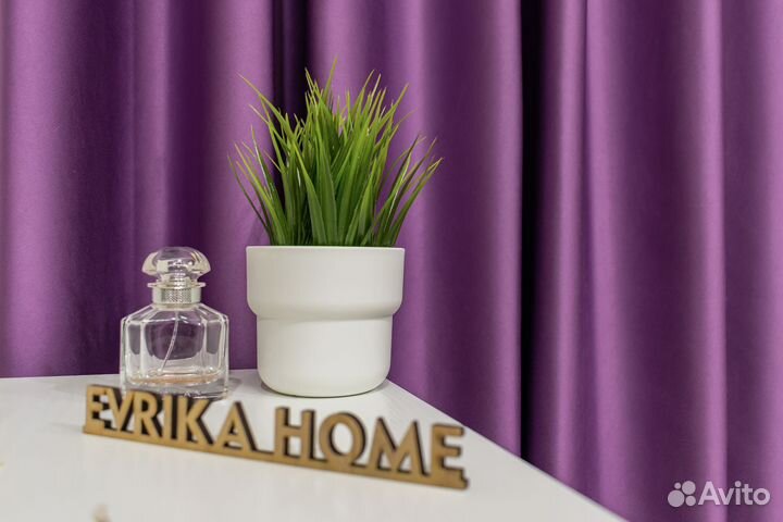 Шторы глянцевые Аврора Фуксия