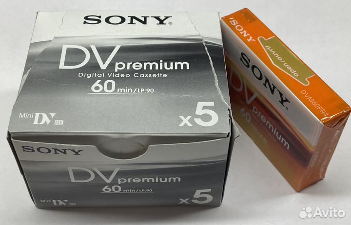 Sony mini dv DVM60PR4 видеокассеты