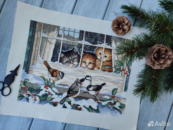 Остатки от набора для вышивания dimensions