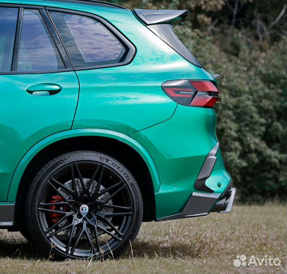 Вставки заднего бампера Карбон BMW X5M F95