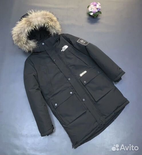 Зимняя куртка парка для мальчика 146-170