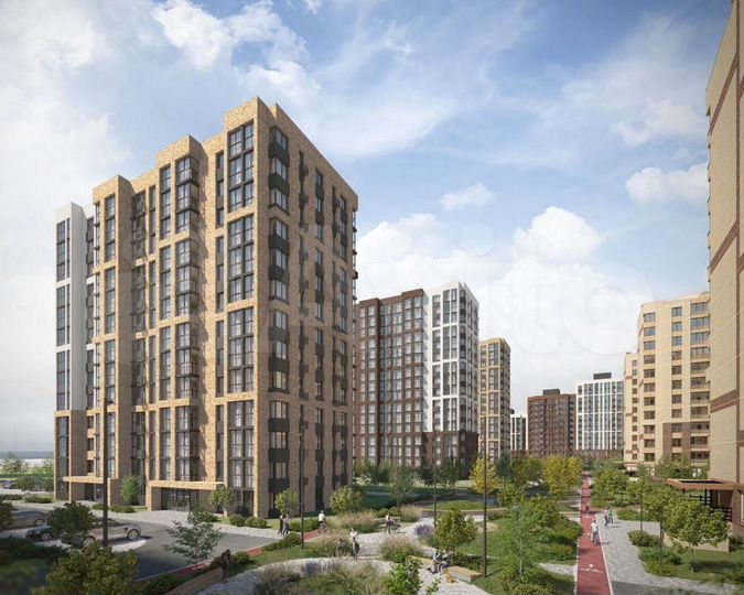 2-к. квартира, 64,2 м², 14/16 эт.