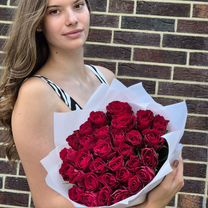 Грозный 21 роза цветы близким, Грозный