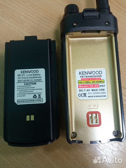 Kenwood TK-X6 NEW 10 Ватт с гарнитурой. комплект