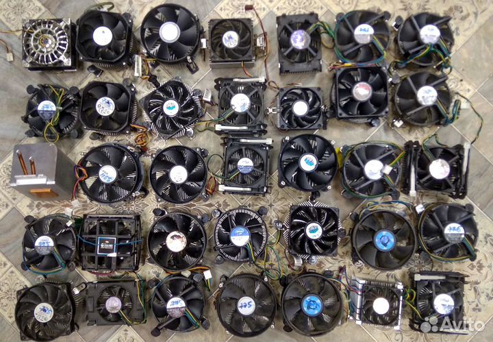 Радиаторы охлаждения и вентиляторы для компьютеров