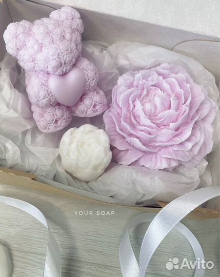 Мыло ручной работы Подарочные наборы Мишки из мыла