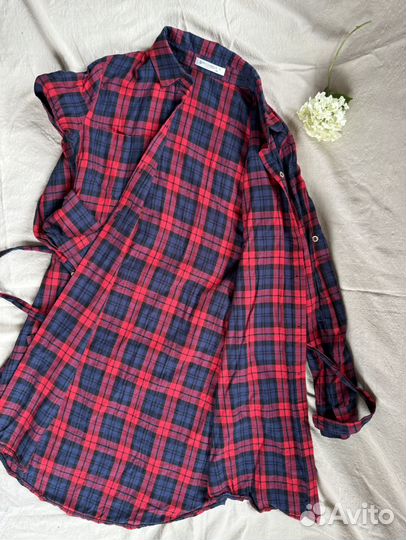 Платье рубашка для девочки 40 42 44
