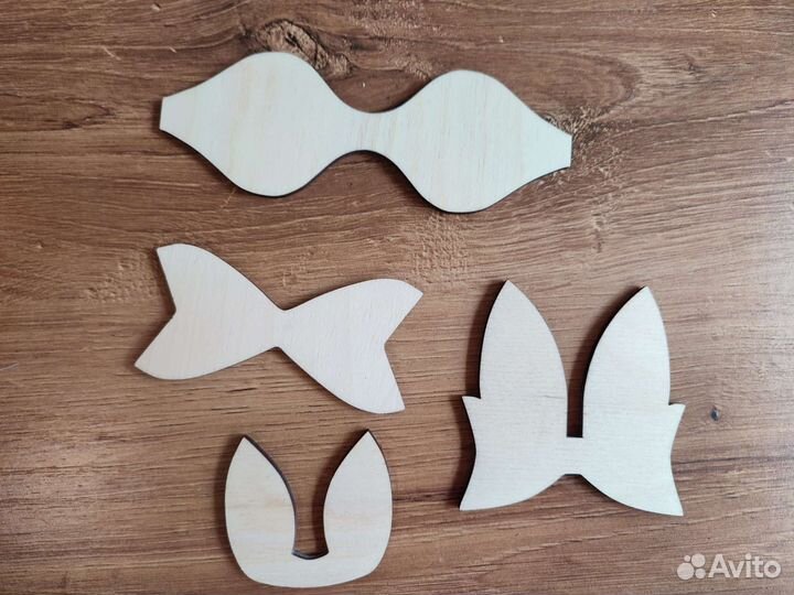 Заготовка трафарет для бантиков