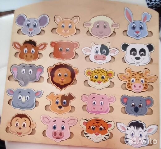 Комплект развивающих пазлов для малыша