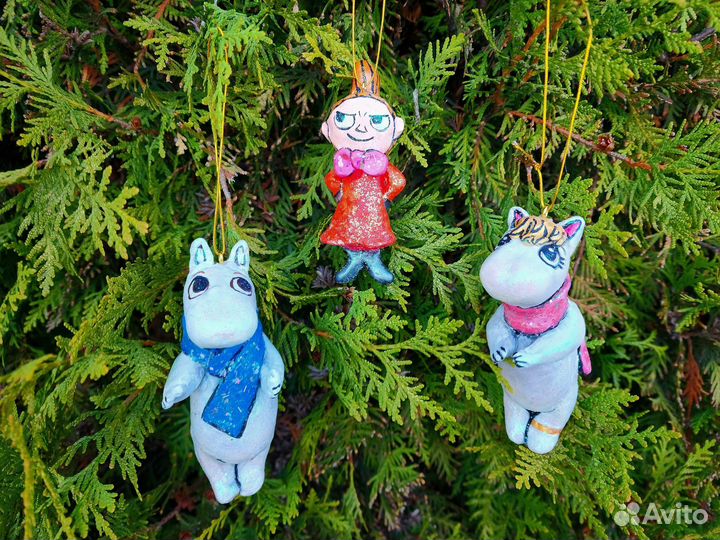 Елочные игрушки moomins