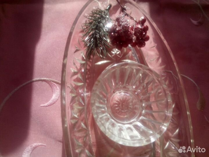 Селедочница стекло СССР