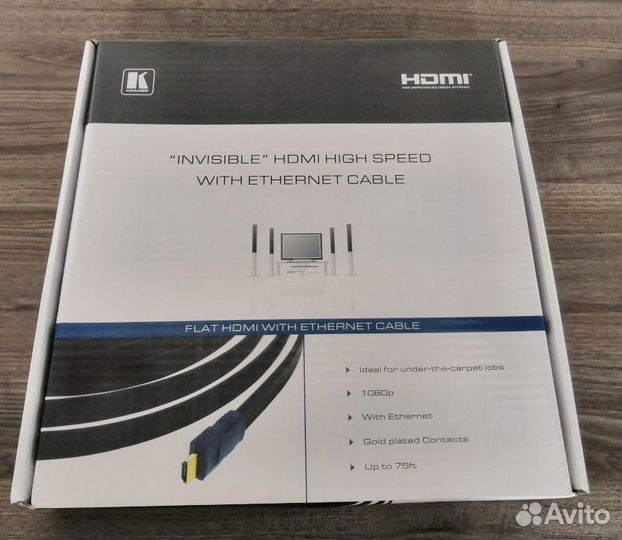 Кабель hdmi 15 метров Kramer C-HM/HM/flat/ETH-50