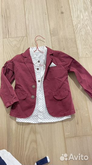 Пиджак и рубашка на мальчика
