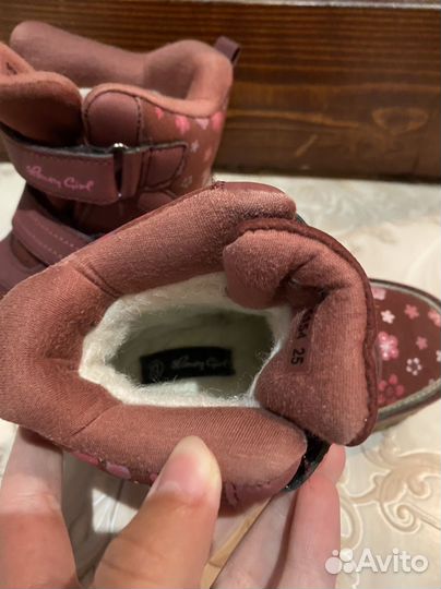 Ботинки зимние для девочки 25