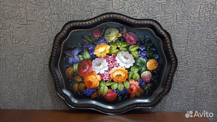 Подносы. Жостовская роспись от автора